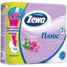 Туалетная бумага "Zewa" 2-х слойная, 4рул./уп.